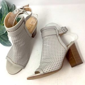 Sam Edelman Emmie Heeled Open Toe Slingback Sandals Women’s Size 6 1/2